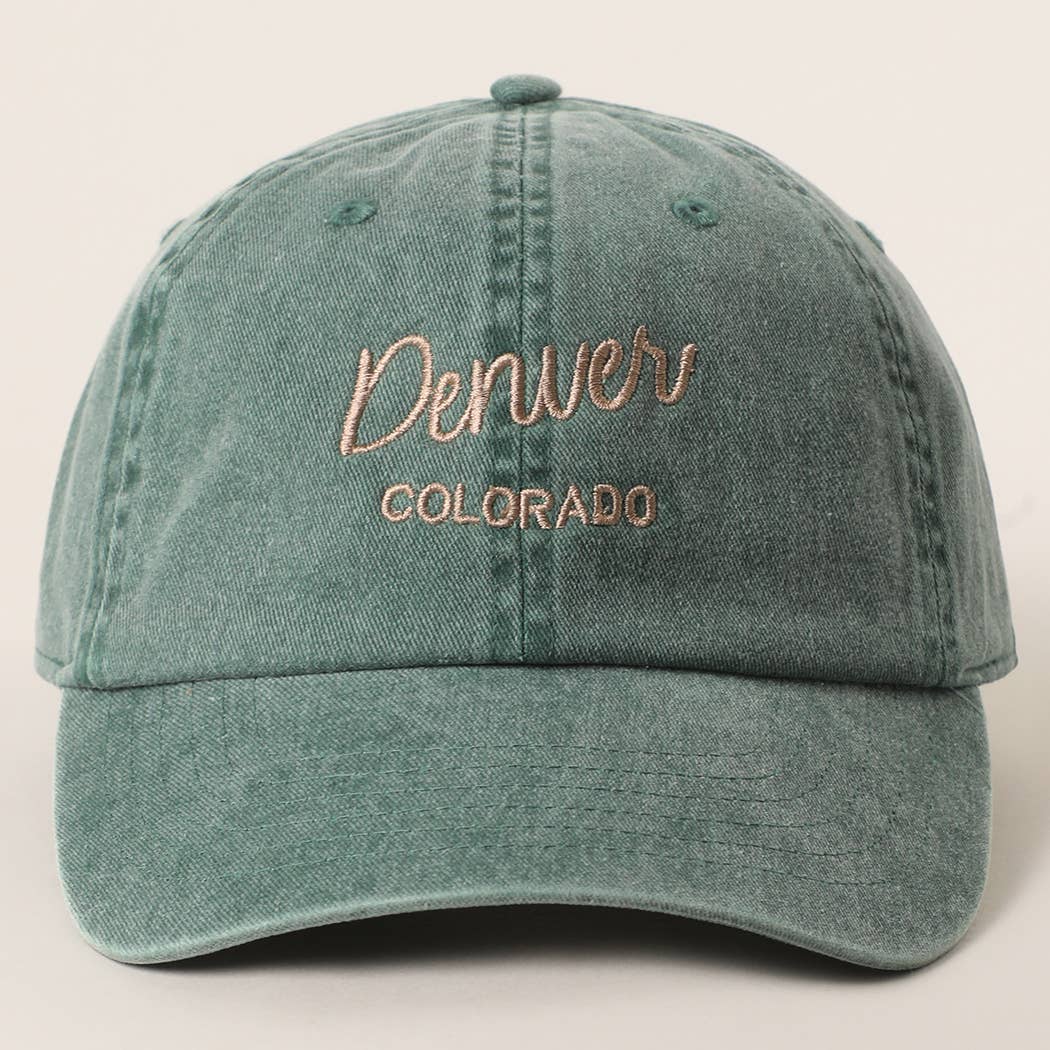 Fashion City – Boné de beisebol - Unissexo por atacado – Chapéu Lavado com Pigmento Personalizado – Bordado de Cidade e Estado11