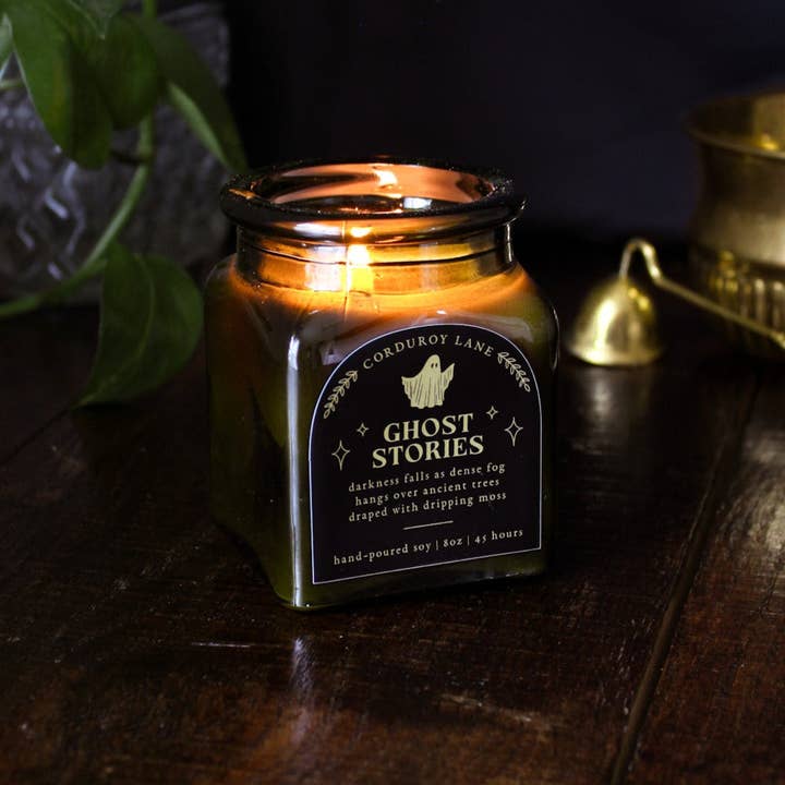 Corduroy Lane - Wholesale Jar/Filled Candle - Ghost Stories Apothecary Candle1