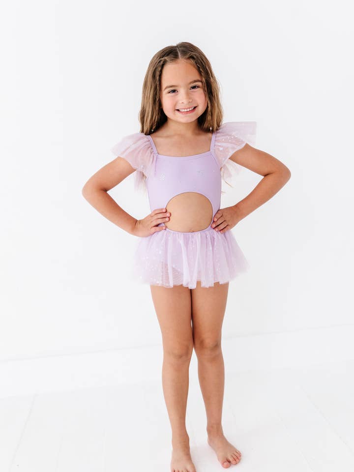 Fato de Banho Gema Roxa por atacado de Fancy Shmancy Baby