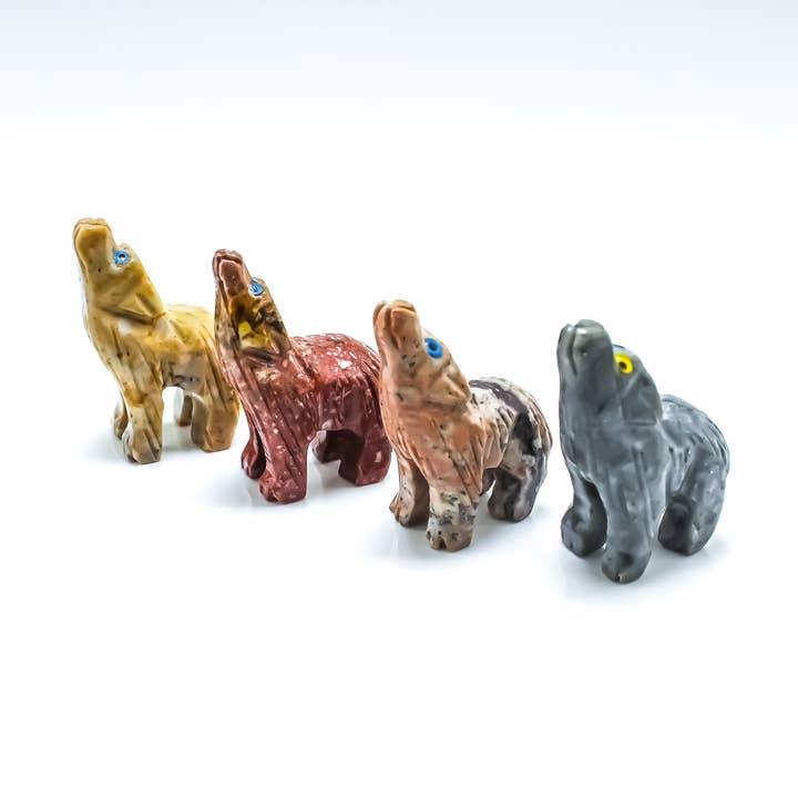 Tallados de Animales en Esteatita para venta al por mayor de Quasar Gems USA