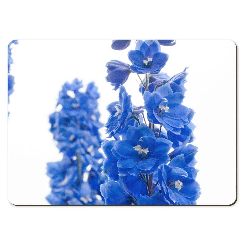 Gregory Dennis Design - Wholesale Placemat - 6 Floral Placemats - Delphinium6