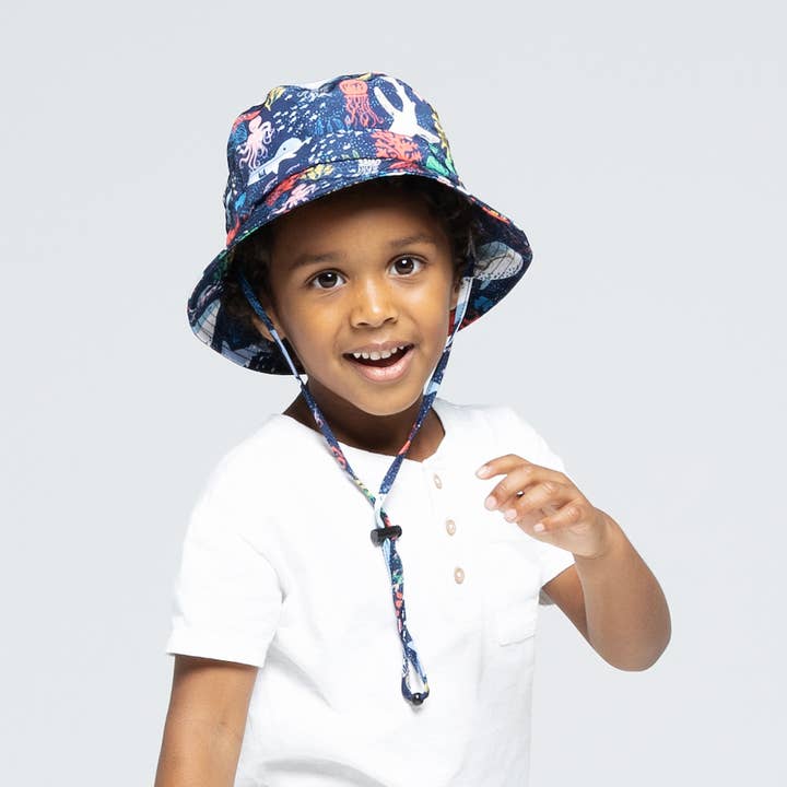 Buba & La – Großhandel Bucket Hat – Kinder – Marine Life Kinder wasserdichter Eimer Hut