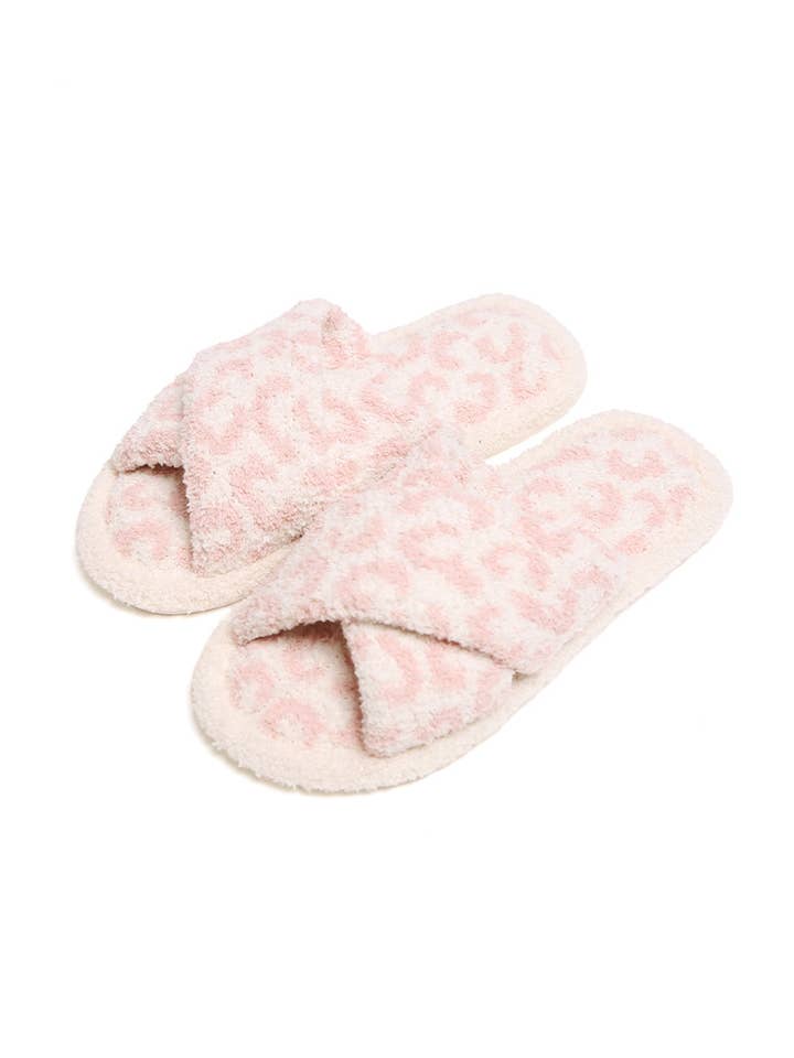 Hana - Wholesale Slippers - Women's - Leopard criss-cross slippers7