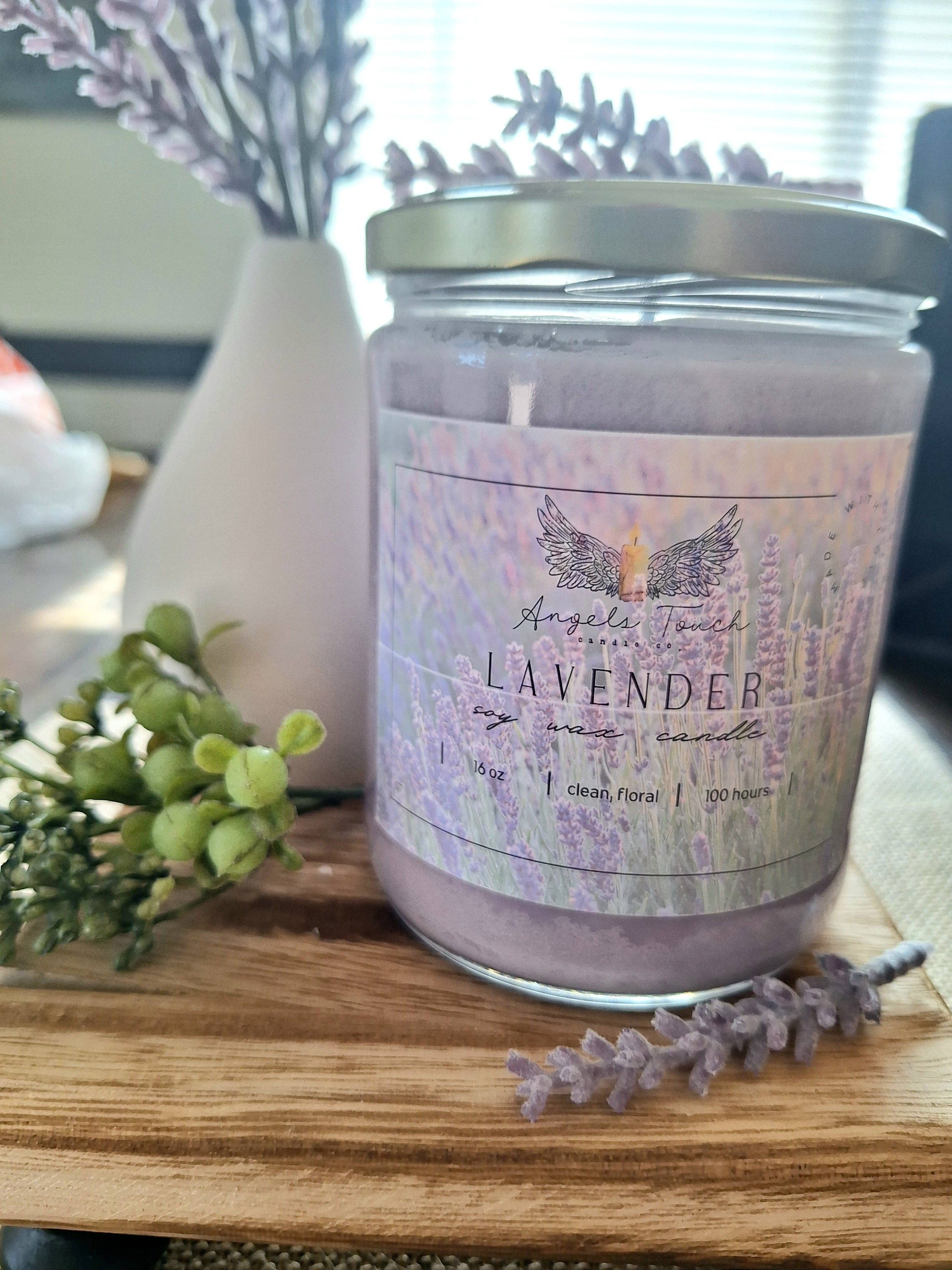 Angels Touch Candle Co. - Wholesale Jar/Filled Candle - Lavender