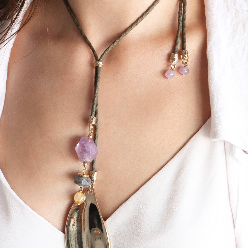 ÉMOLO - Wholesale Pendant/Charm Necklace - Monsul LAPHI long necklace9