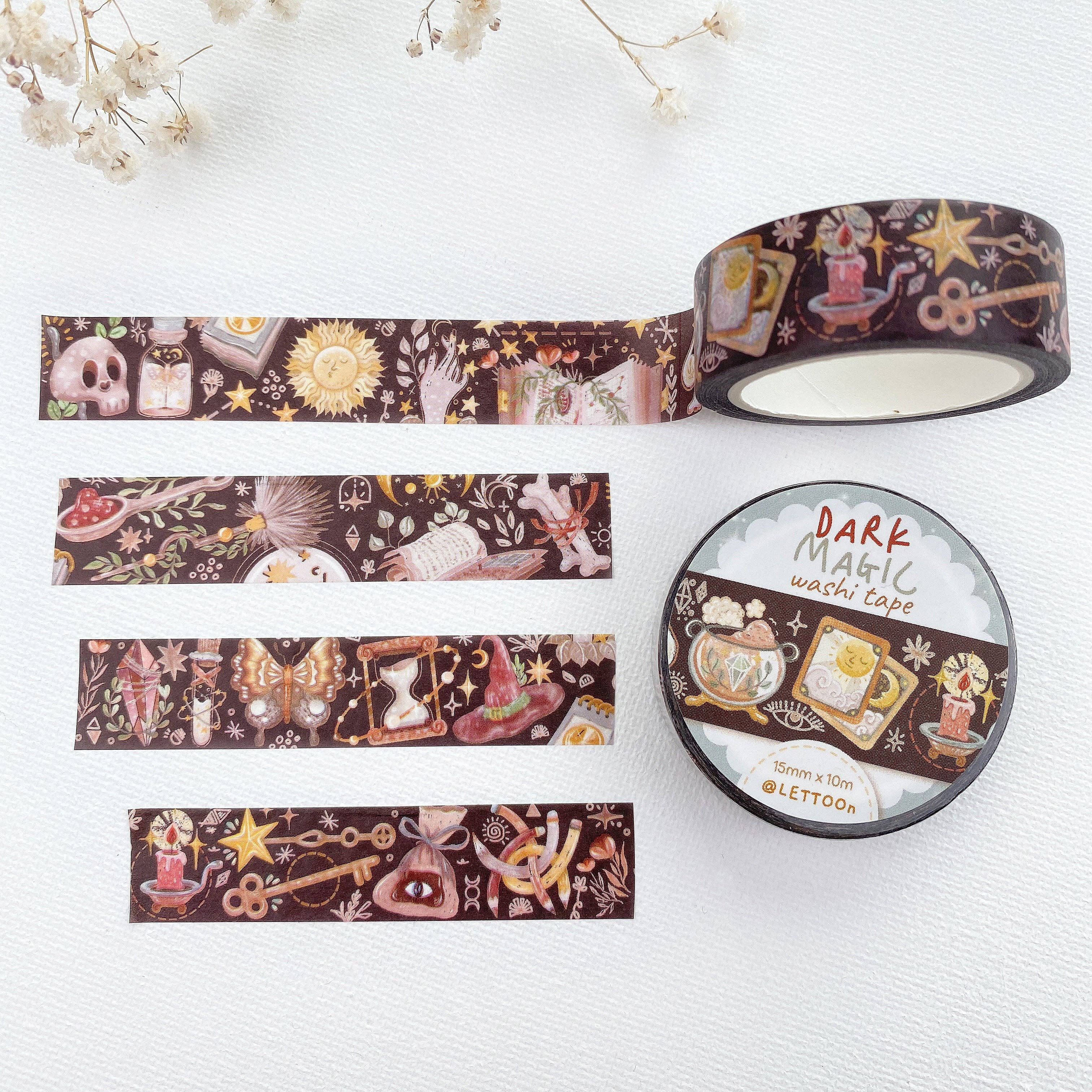 Lettoon – Großhandel Washi-Tape – Washi Tape „Dark Magic“ mit magischem und mysteriösem Design1