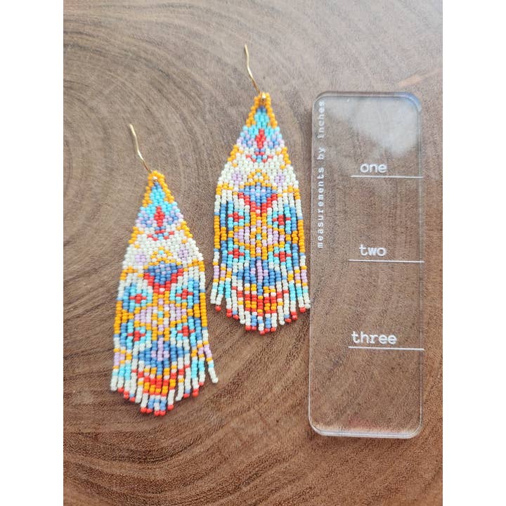 Harvest Lane Design - Wholesale Dangle Earrings - The Mareldia in Cream2