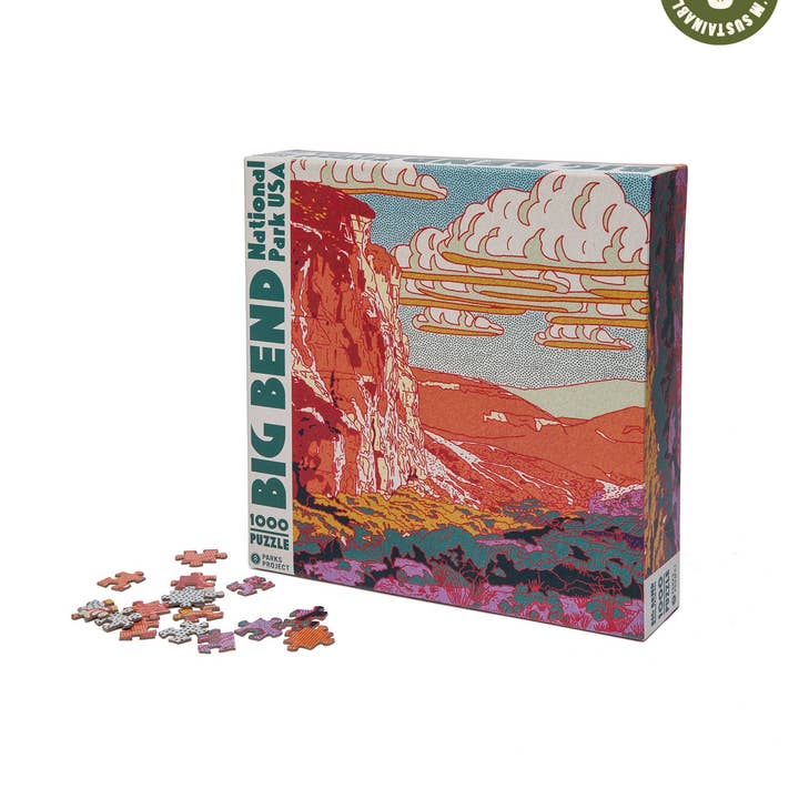 Multi Color Big Bend National Park 1000pc Puzzle for wholesale on Faire