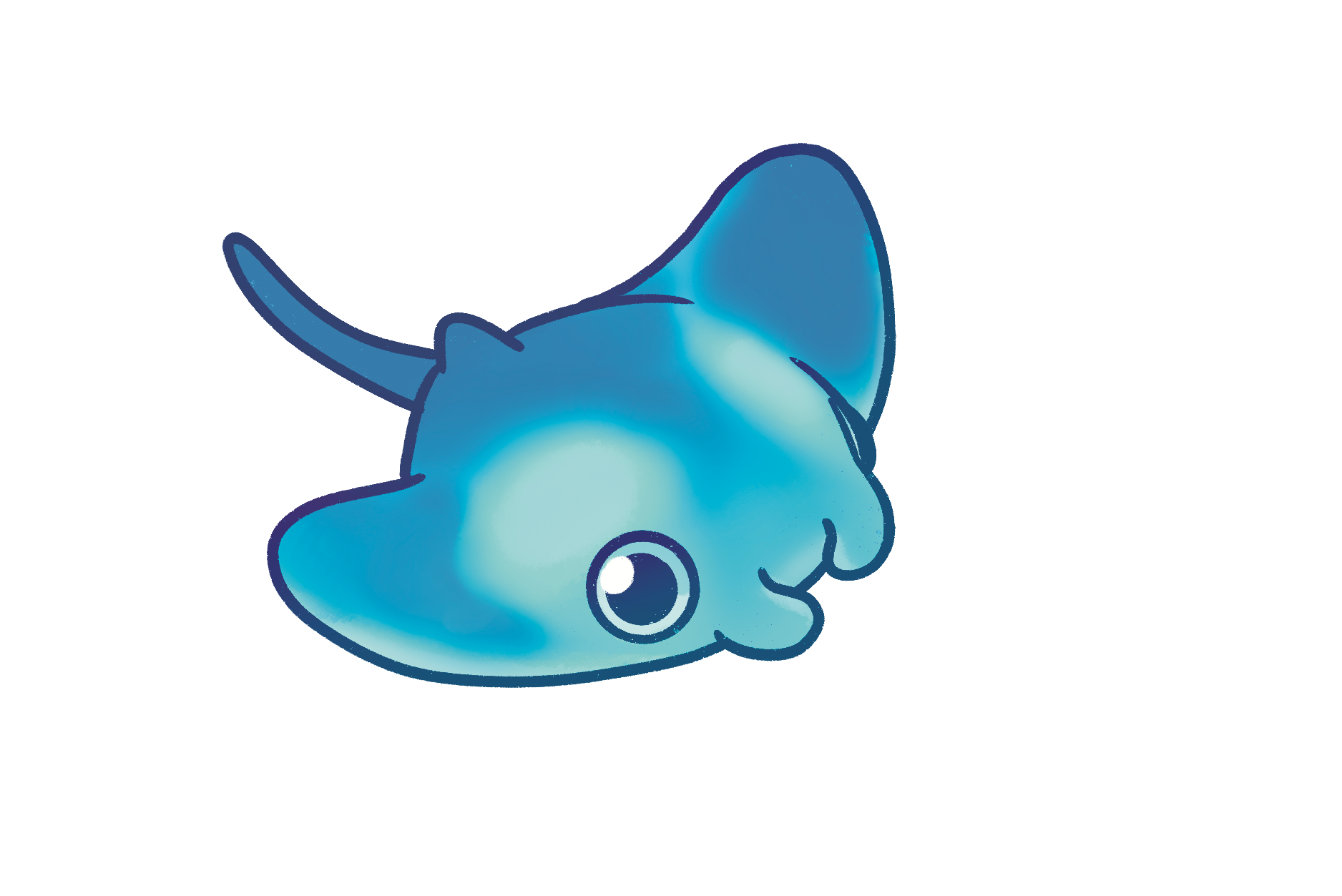 Rextooth Studios - Wholesale Sticker - Stingray Sticker0