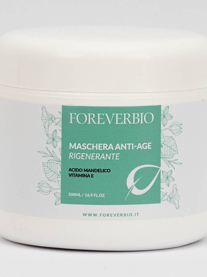 Maschera antiage rigenerante 500ml; Made in Italy per la vendita all'ingrosso da parte di Foreverbio