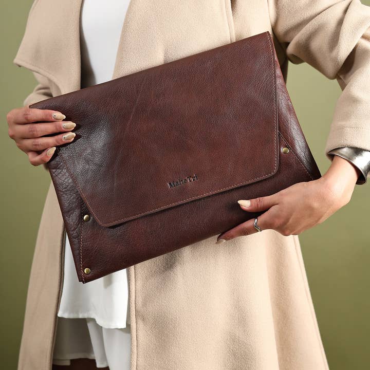 Classy Leather Bags – wholesale Laptop/tablet case – Women's – Urban Leather Laptop Sleeve + Free Sunglass Case9