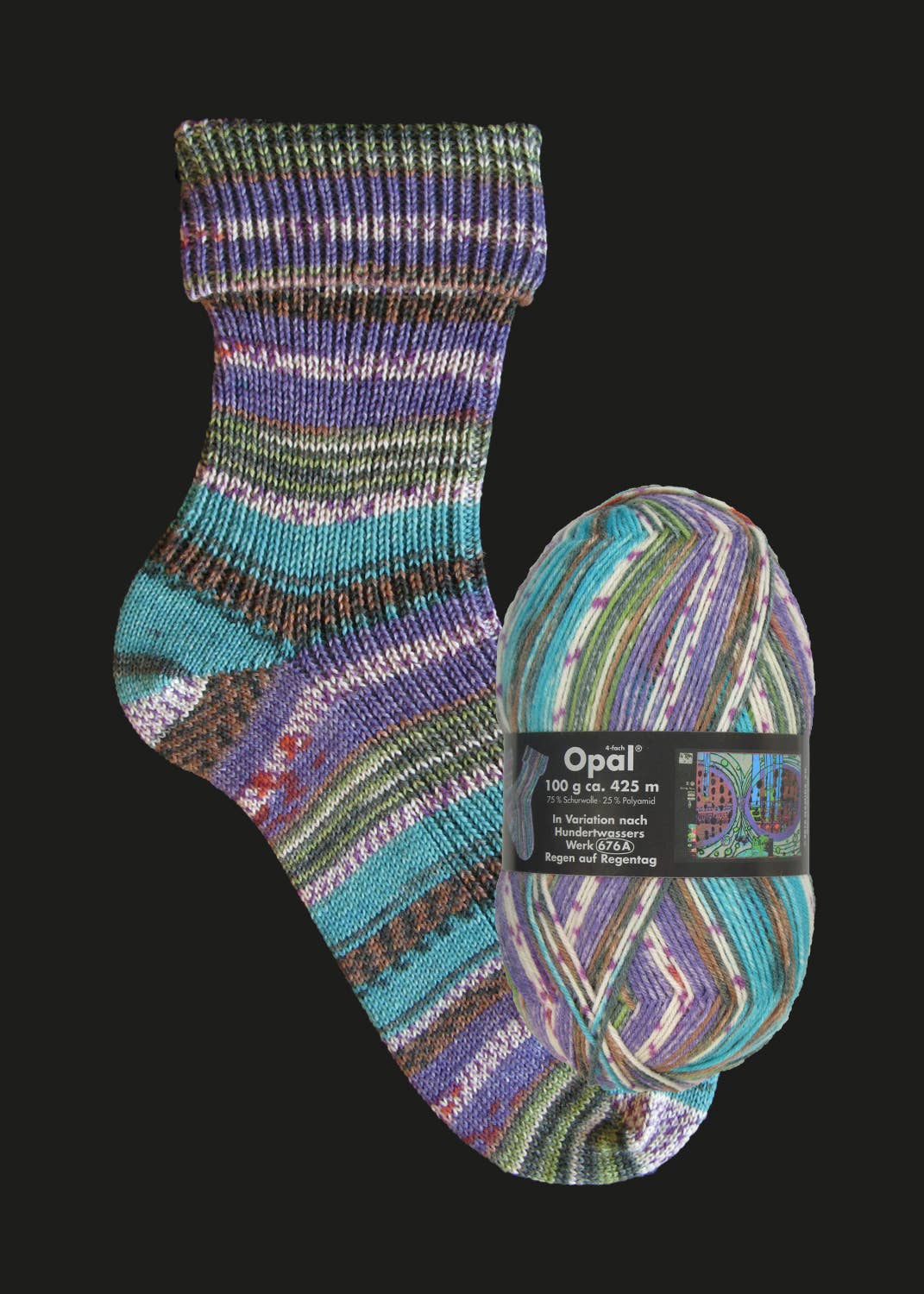 SCHULANA - Wholesale Yarn - OPAL sock yarn after Hundertwasser 4-ply15