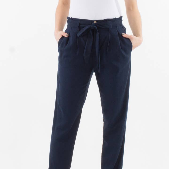 Coline – Engroshandel Bukser - Dame – Coline bukser til kvinder med T-plissering0