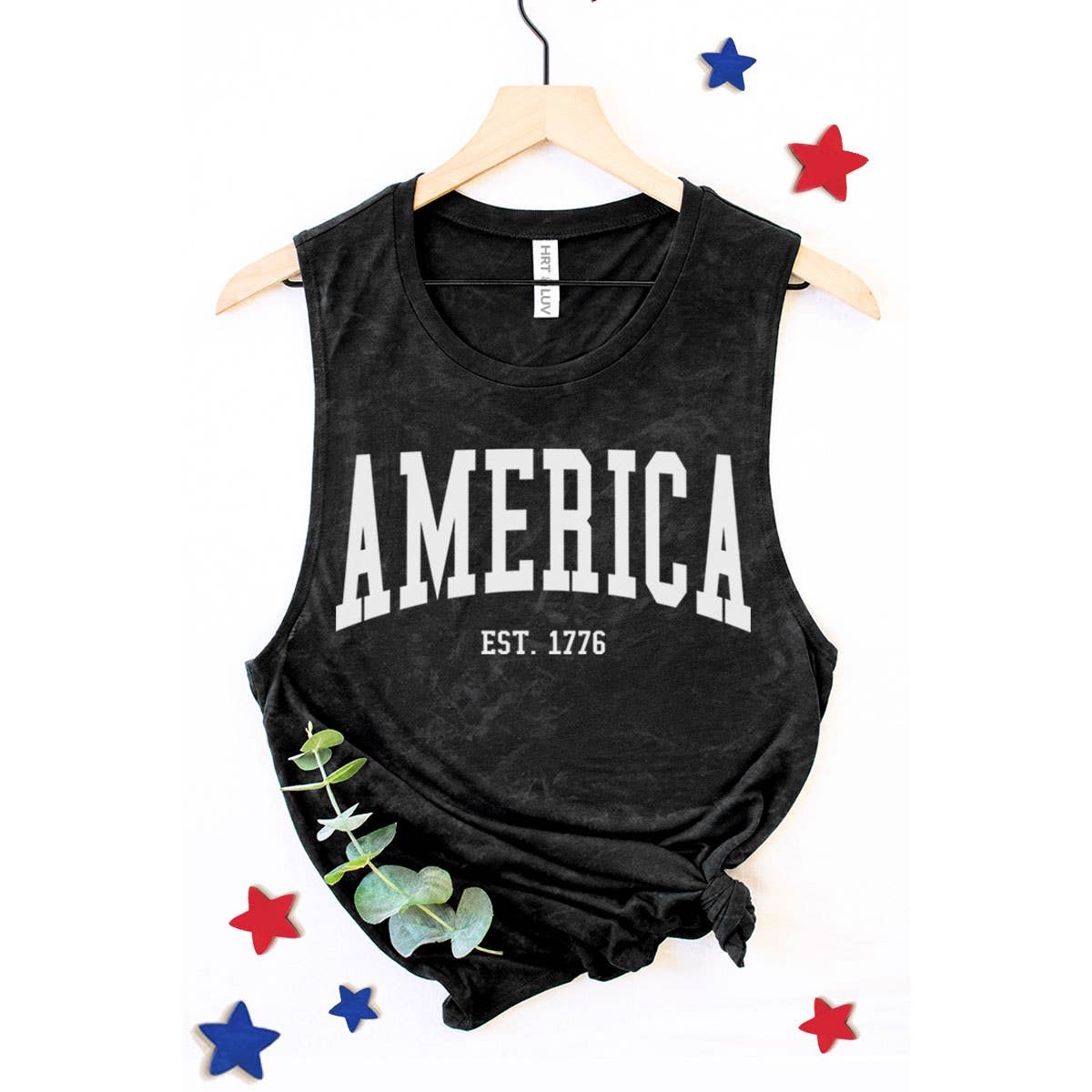 HRTandLUV – wholesale Linne (Tryckt) - Dam – AMERIKA ETABL. 1776 GRAFISK LINNE6