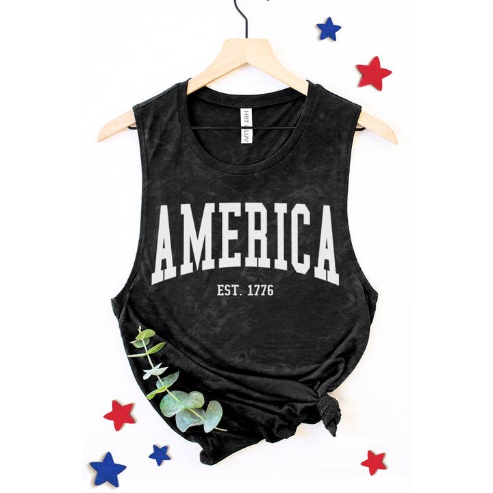 HRTandLUV – wholesale Linne (Tryckt) - Dam – AMERIKA ETABL. 1776 GRAFISK LINNE6