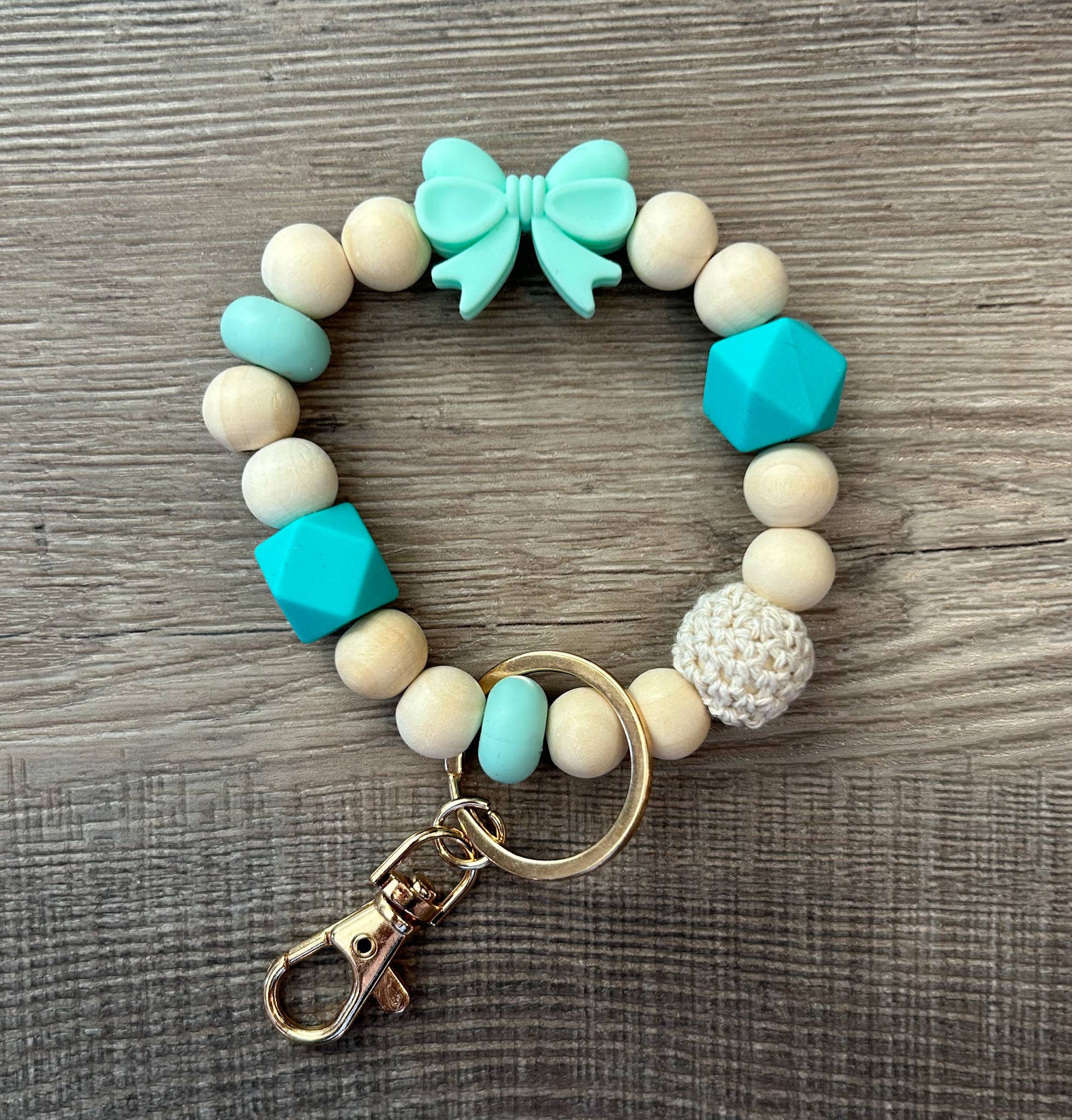 JILLIAN INK LLC - Wholesale Keychain Bracelet - Bow Wristlet Keychain3