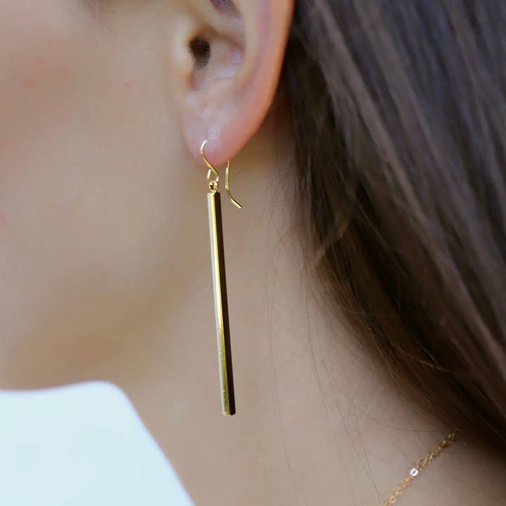 Katie Waltman Jewelry - Wholesale Dangle Earrings - LONG BAR EARRINGS
