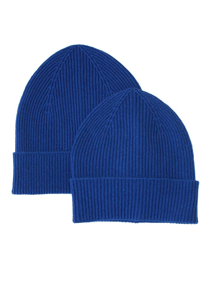 Cashmere Cloud Beanie-set voor volwassenen + mini - Kobalt voor wholesale door AU Baby