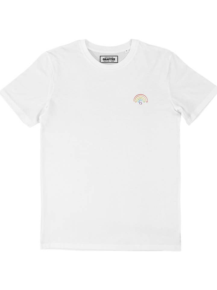 Tshirt brodé Love Connection 100% coton bio pour la vente par Grafitee