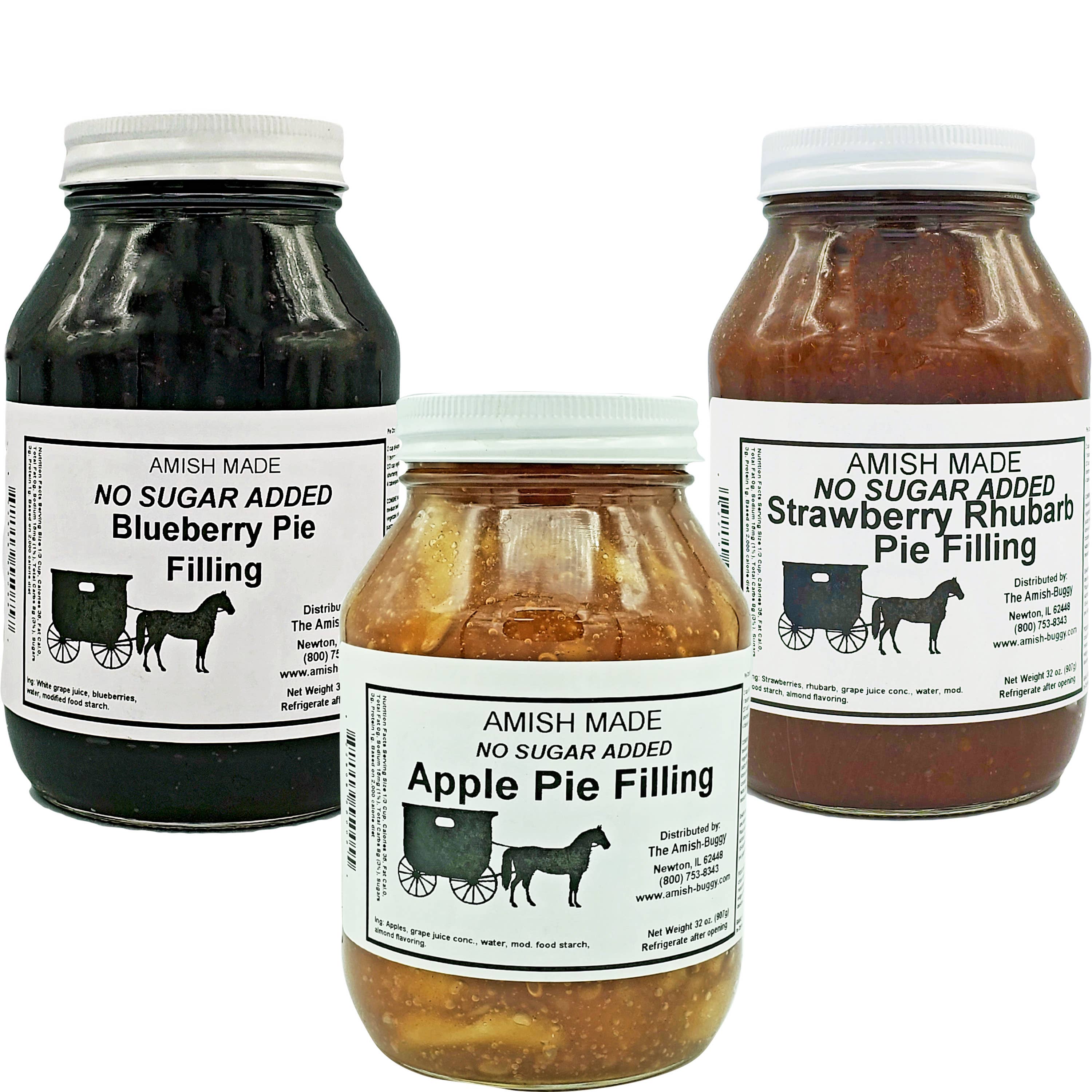 Arndt's Fudgery LLC - Wholesale Jam/Jelly - Amish Pie Filling - 32 Oz Jar7