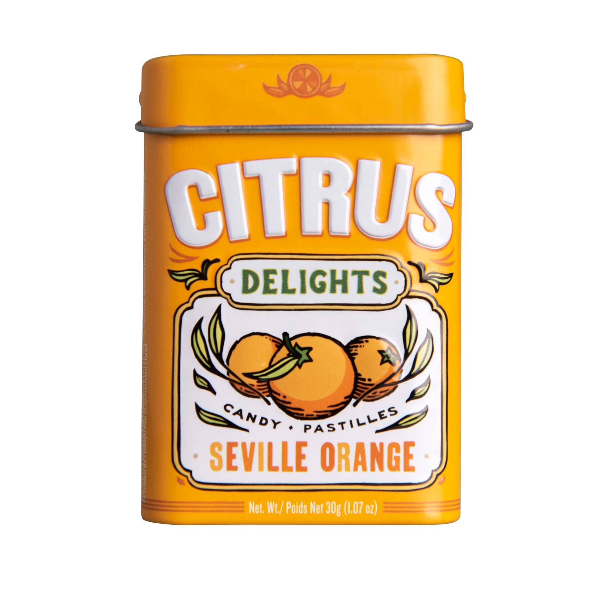 Big Sky Brands Inc. - Wholesale Zuigsnoepjes - Citrus Delights Sevilla Sinaasappel - 48kt2