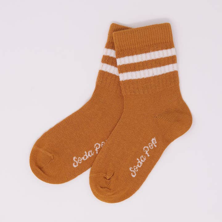 Calcetines deportivos vintage para niños - pan de jengibre para venta al por mayor de Cribstar