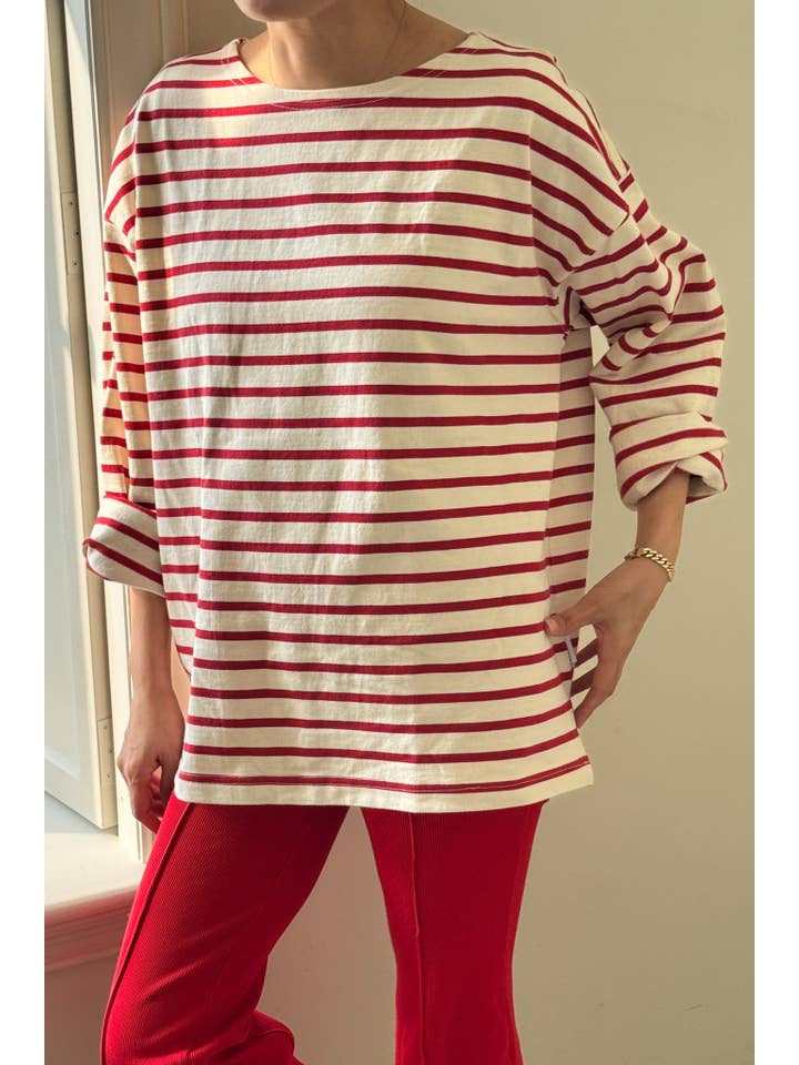 Le Bon Shoppe - Wholesale Tunic - Women's - Marseille Boat Neck Top (2XS/S - 2M/L)