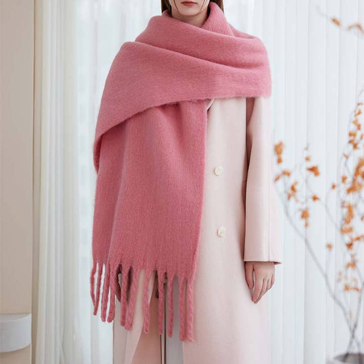 Cozy Solid Scarf – Winter Thick Warm Wrap_CWASC2692 for wholesale by ACCITY