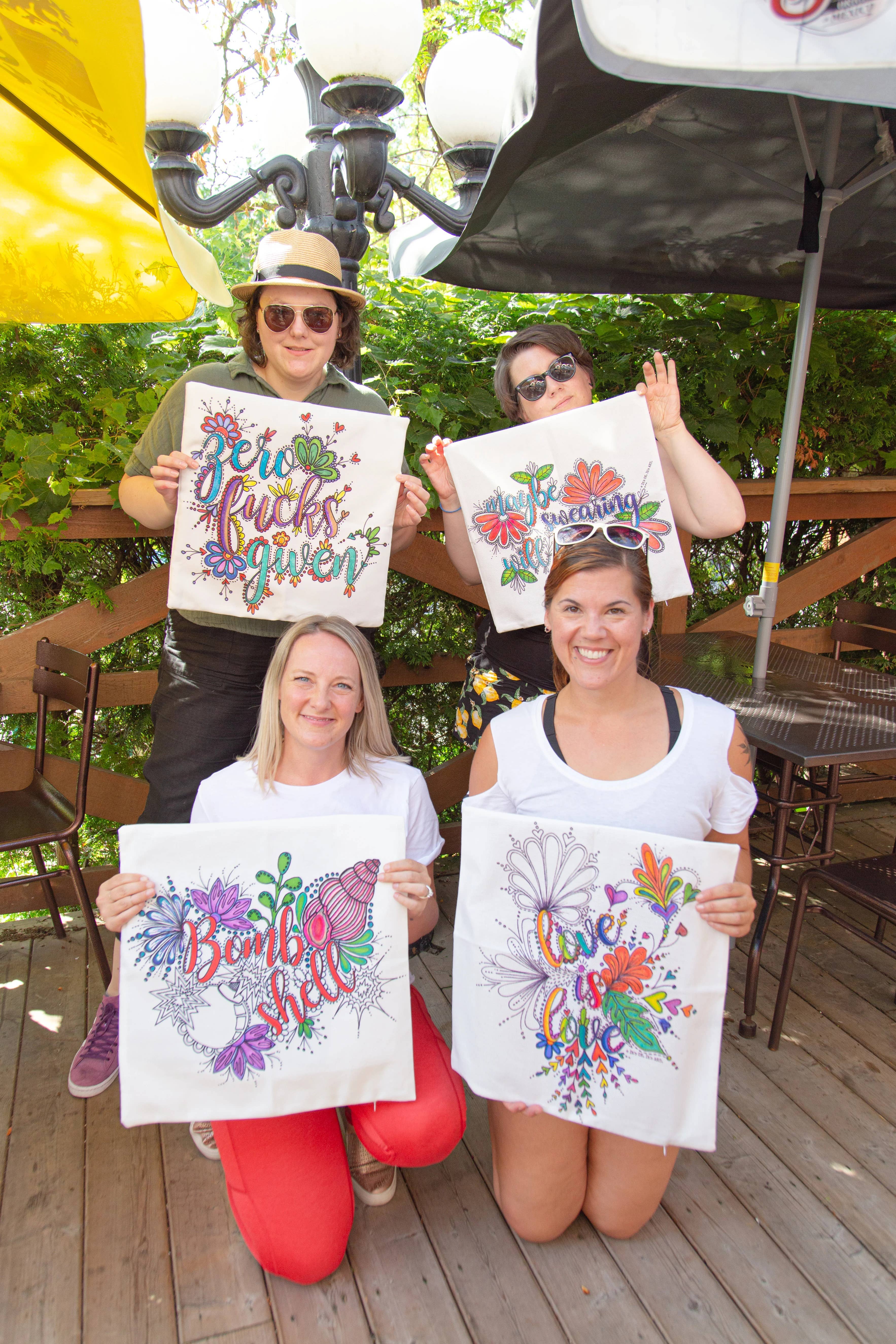 It's OK. It's ART. - Wholesale DIY Craft Kit - DIY Workshop Packages (for  6, 8, or 10 Participants)3