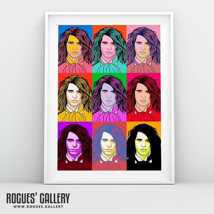 Projet rétro des années 80 : INXS : Michael Hutchence pour la vente par Rogues' Gallery