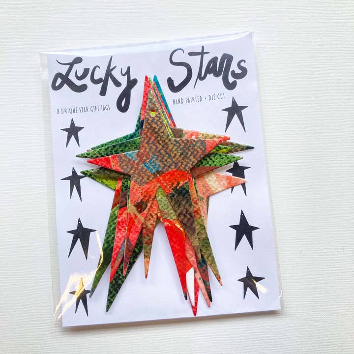 Mirthos Paper - Wholesale Ornament - Lucky Stars - Christmas Gift Tag, Ornament, Garland