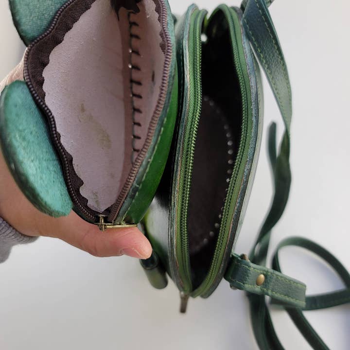 Sunflower Handmade leather inc - Wholesale Crossbody bag – Women's - Leather Small Frog Purse handbag2