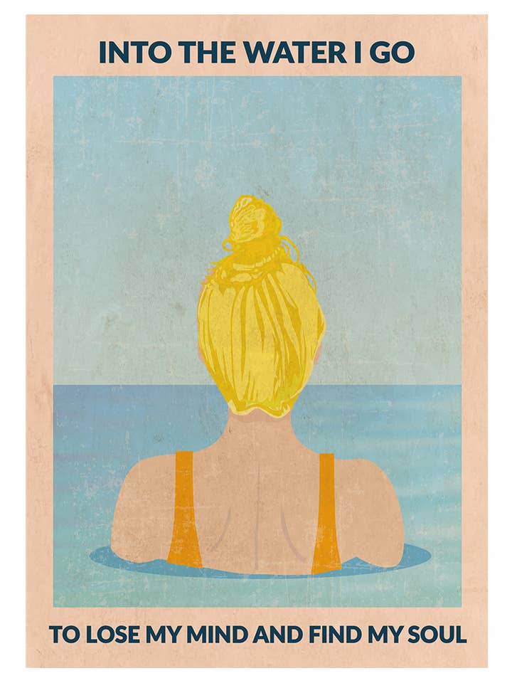 Into the Water I Go (blonde) for wholesale by WallChart.Co