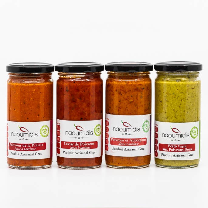 Helene Delices Grecs - Wholesale Pickled Vegetables - Organic pepper caviar 260g3