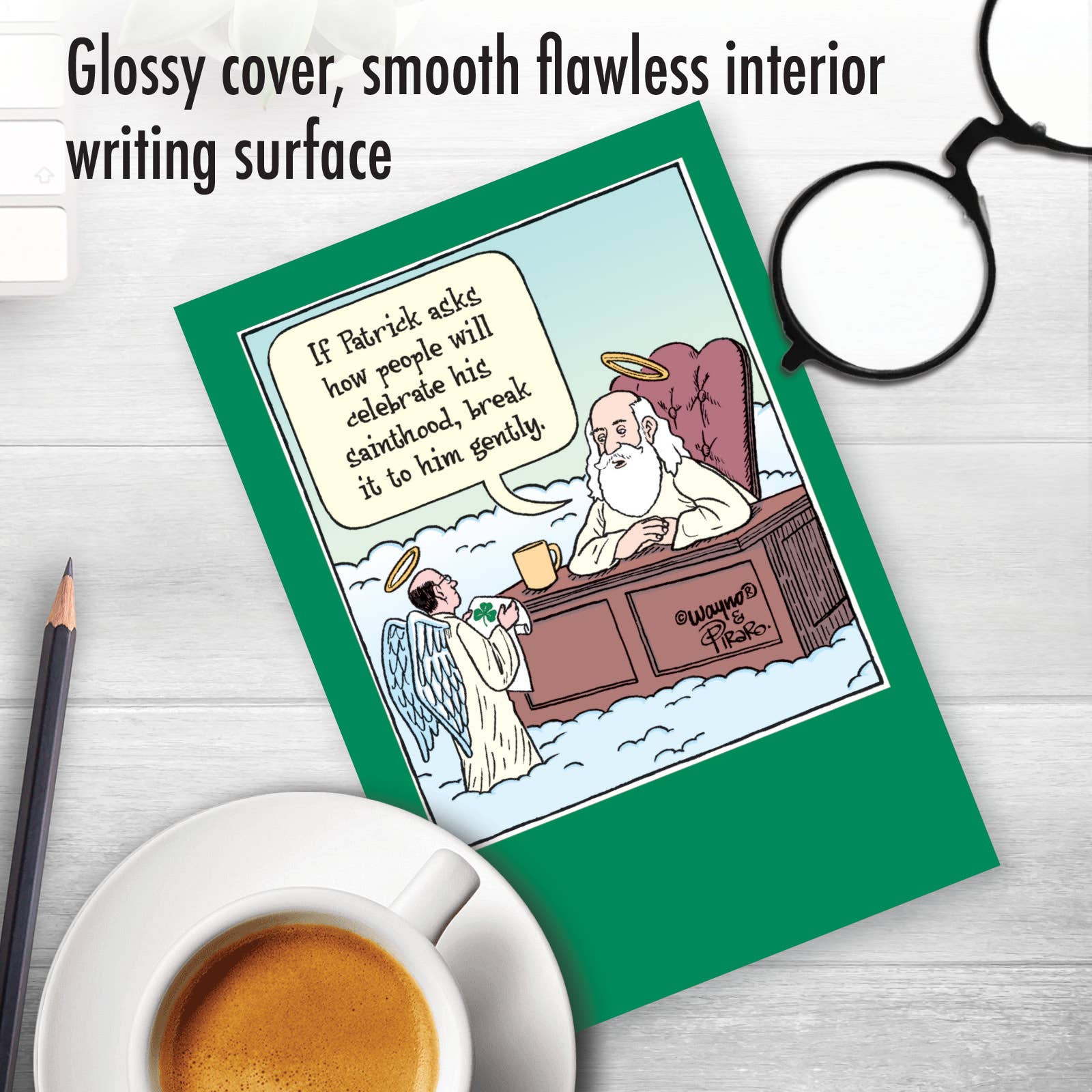 NobleWorks - Wholesale St. Patrick's Day Card - 1 Funny St. Patrick's Day Card - Saint Patrick - NobleWorks2