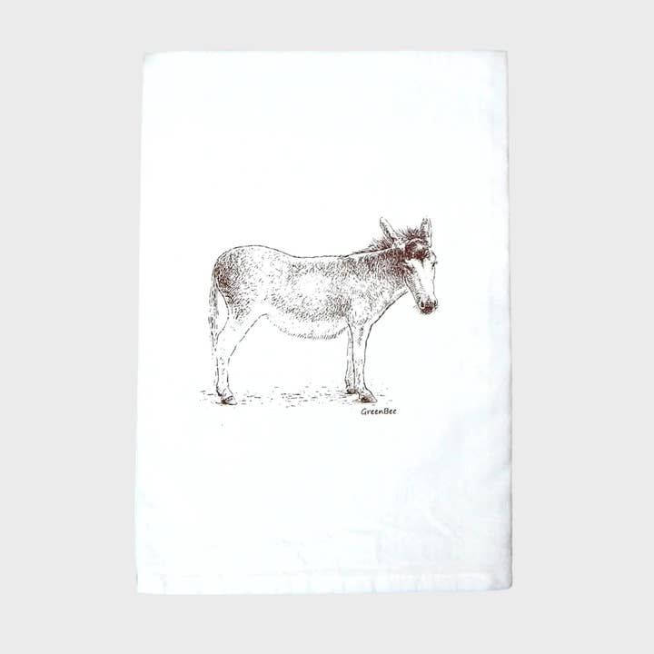 Donkey Kitchen Towel | Tea Towels | Funny Dish Towels for wholesale by Green Bee Tea Towels