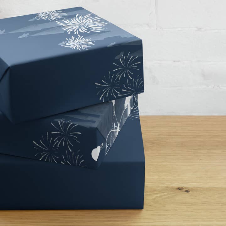 Amusement Park Wrapping Paper for wholesale by Wishbrush