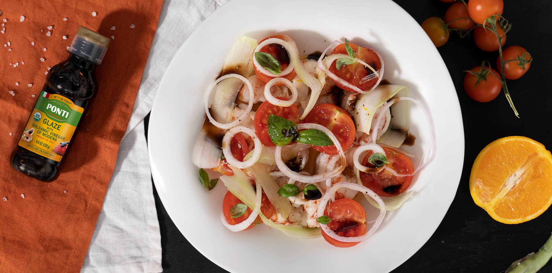 Ponti - Wholesale Vinegar - Glaze with Balsamic Vinegar of Modena IGP Organic 8.8 Oz Pet1