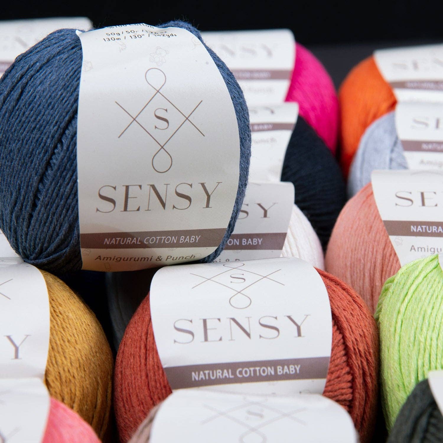 Sensy - Wholesale Yarn - Sensy Premium 100% Soft Cotton Yarn for Amigurumi Knitting a71