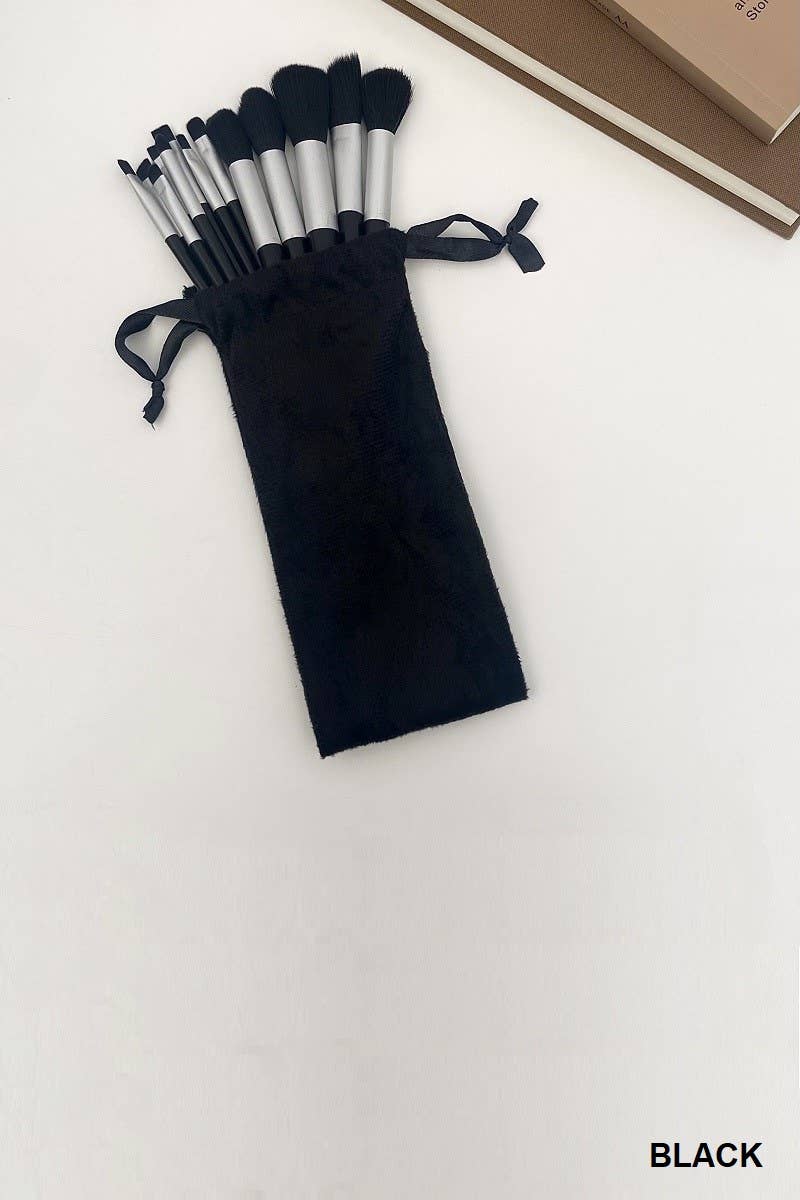 42POPS – Engroshandel Kosmetiktaske – ....0622 13 stk. makeupbørstesæt med opbevaringstaske (3 sæt i 1 pakke)0