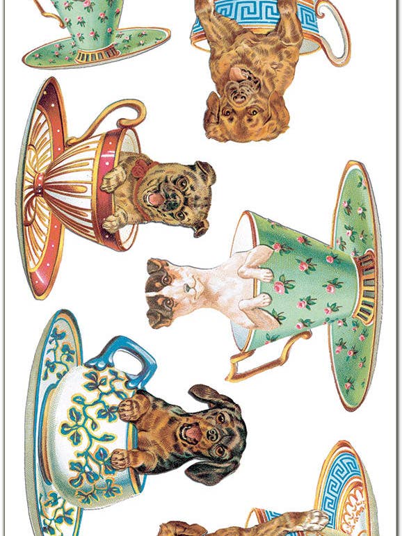 Autocollants Teacup pour chiens pour la vente par Violette Stickers