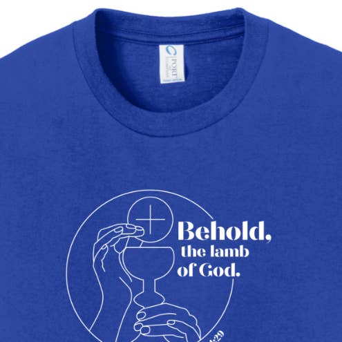Behold the Lamb of God - John 129 - Youth T-Shirt and other Purchase Wholesale lamb of god. Free Returns & Net 60 Terms on Faire trending on Faire.