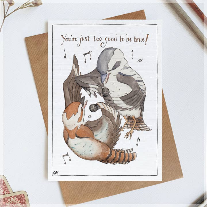 Duet of the Kookaburras for wholesale by Erlenmeyer