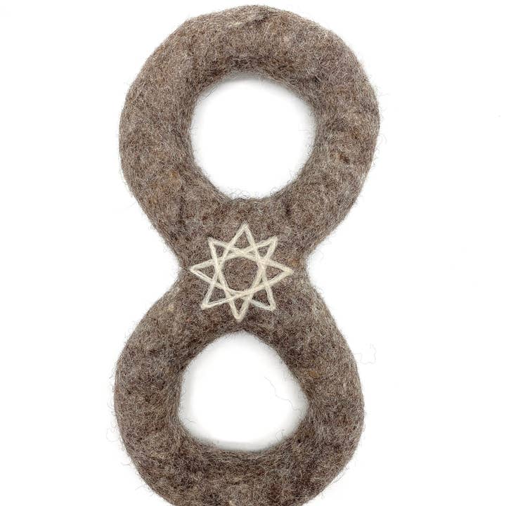 Wooliie - Wholesale Pet Toy - Dog - Alchemy Creation Infinity Ring - All-Natural Wool Dog Toy4