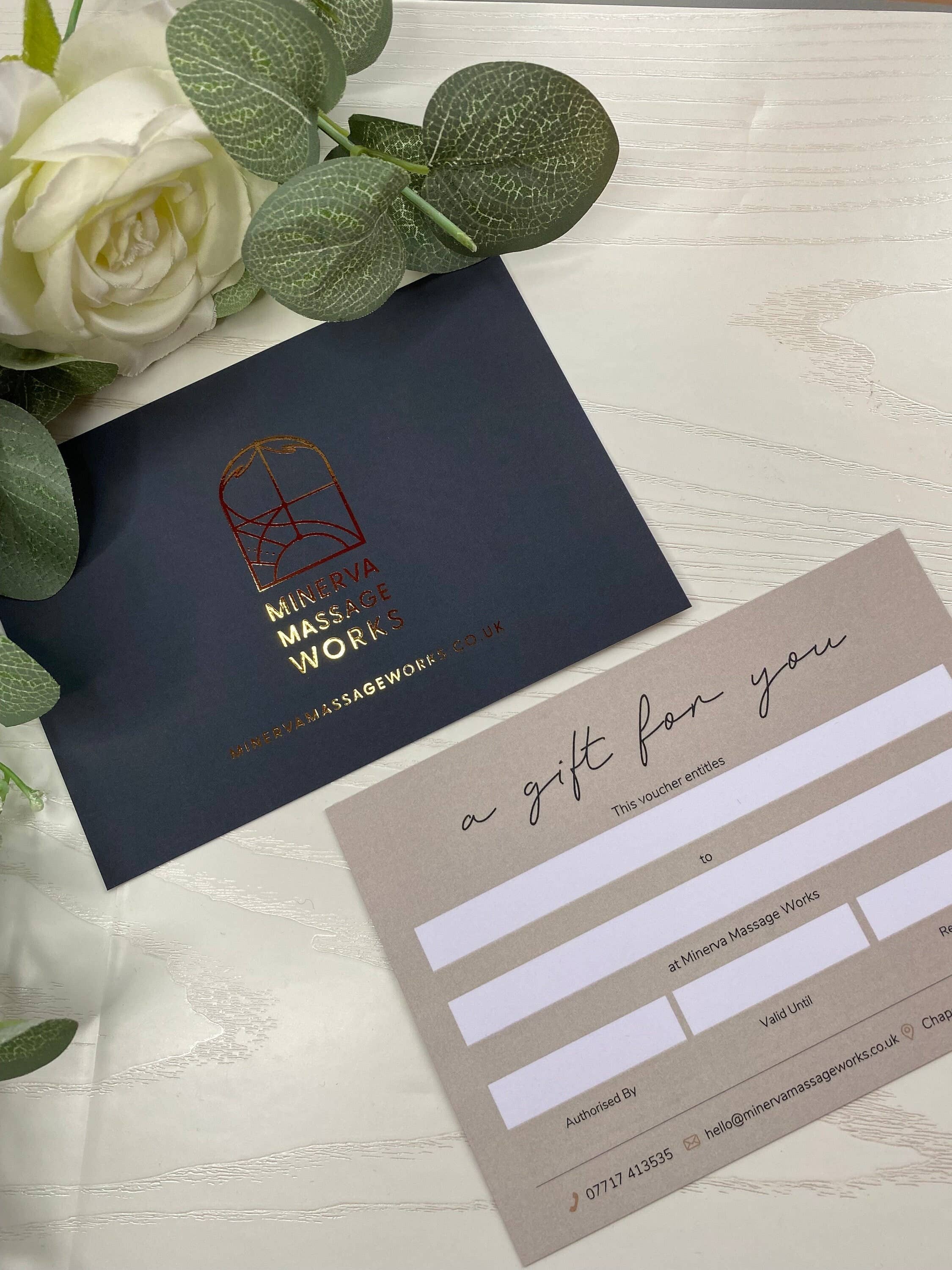 SR Creative Studio – Engroshandel Gaveetiket – Luksus Metalisk Guldfolie Gavekort Udskrivning6