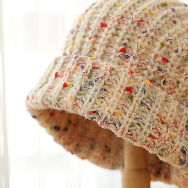 Funkyrel® Atzbranding Limited - Wholesale Beanie – Women's - Haila - Knitted Splash Beanie Hat2