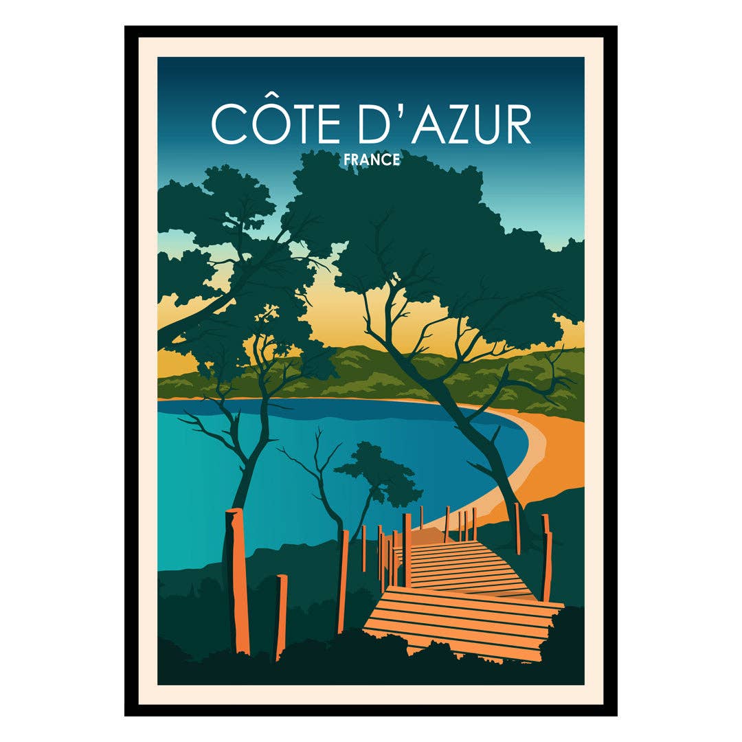 Places of Art - Wholesale Poster - Côte d'Azur France Poster0