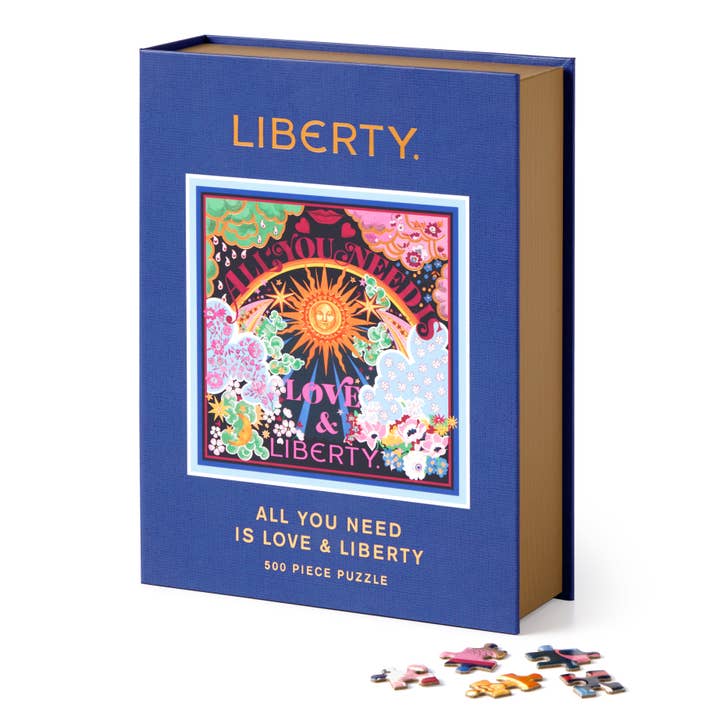 Liberty All You Need is Love 500 Piece Book Puzzle (Jigsaw Products) for wholesale by Abrams & Chronicle Books