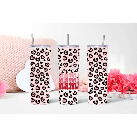 Loved Mama Tumbler for wholesale by Easy Teesy Shirts