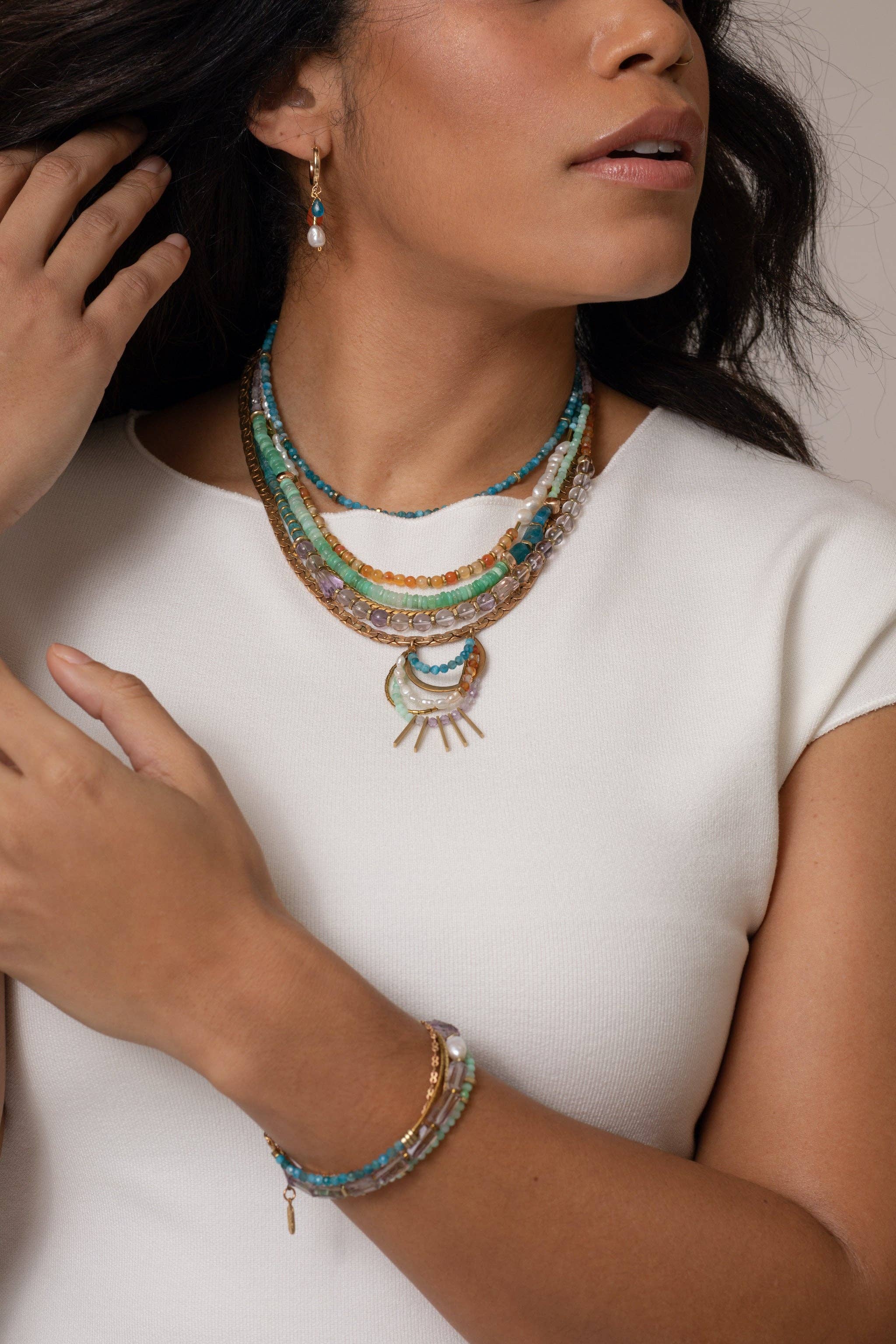 Hailey Gerrits – Pulseira de elo e corrente por atacado – Pulseira SS23 Oso2